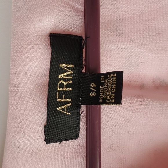 AFRM Hazel Baby Pink Ditzy Floral Smocked Dress - Picture 10 of 12